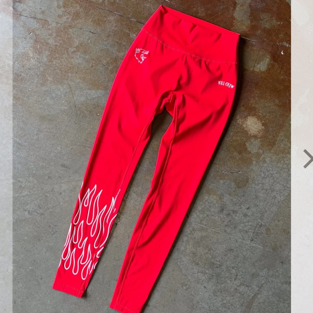 Red Women's Leggings